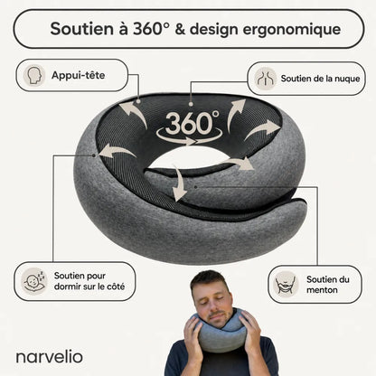 Narvelio® - oreiller de voyage