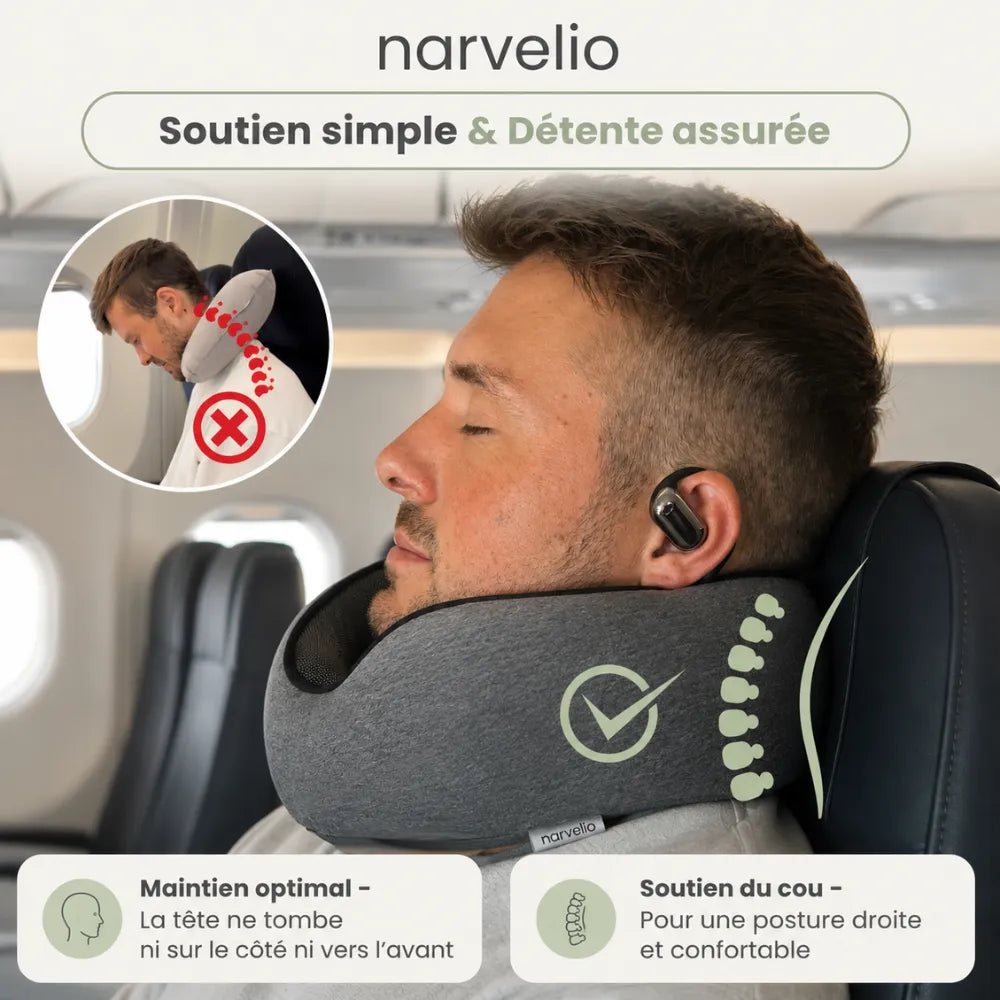 Narvelio® - oreiller de voyage