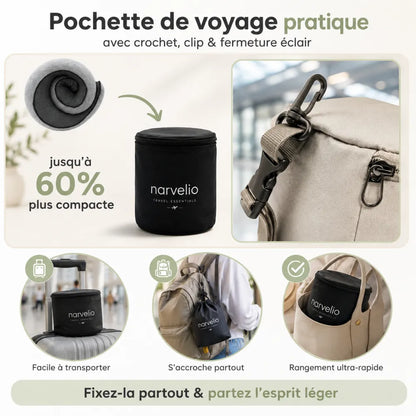 Narvelio® - oreiller de voyage