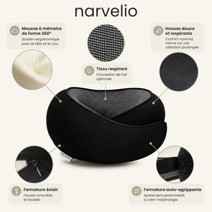 Narvelio® - oreiller de voyage