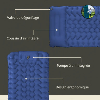 Matelas de couchage ultraléger et compact – idéal pour vos déplacements