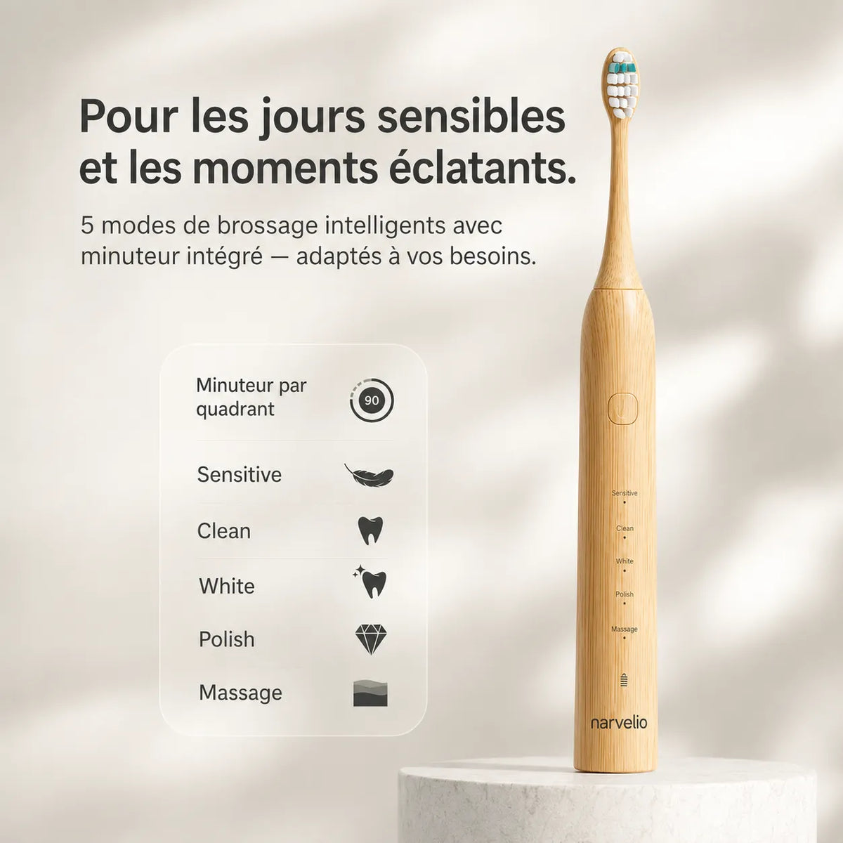 Koa V2 PRO ™ - Brosse à dents sonique durable