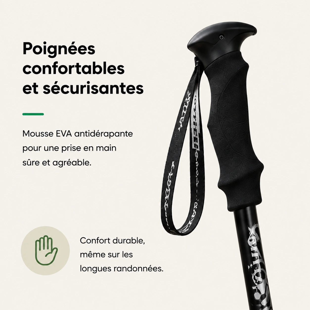 Narvelio® – Bâtons de Marche Pliables pour Soulager les Genoux, Hanches & Dos