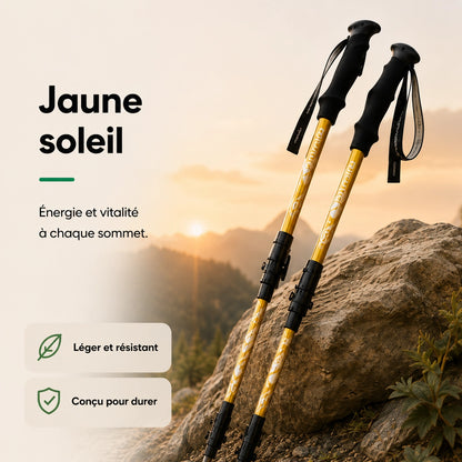 Narvelio® – Bâtons de Marche Pliables pour Soulager les Genoux, Hanches & Dos