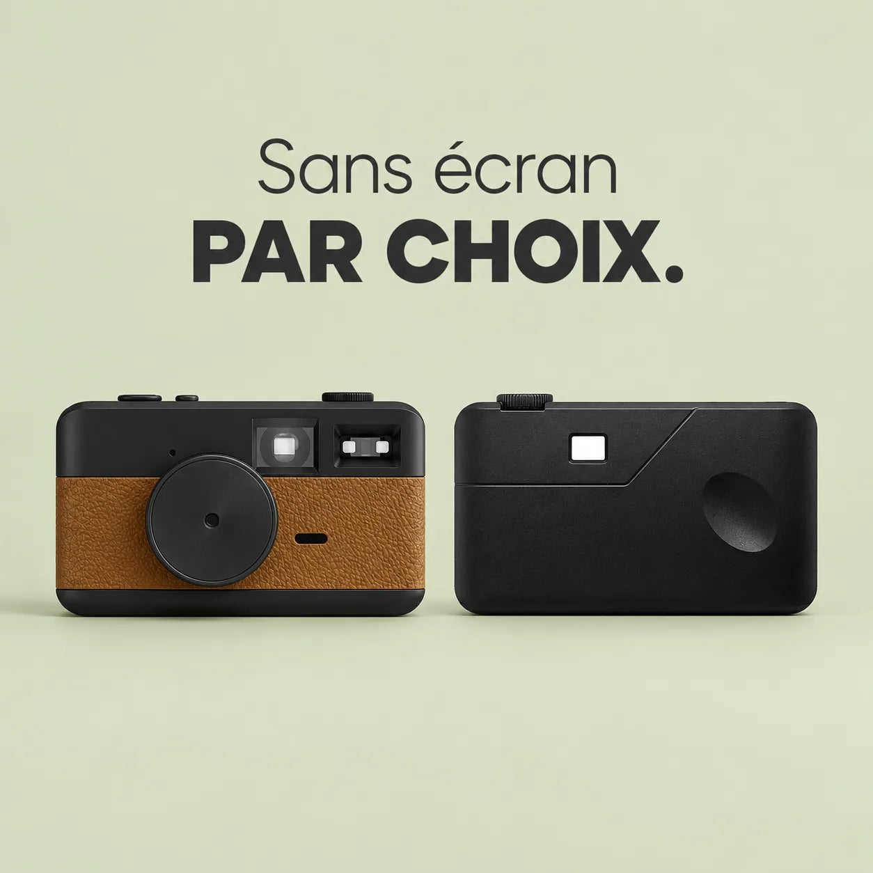 Sans écran, par choix