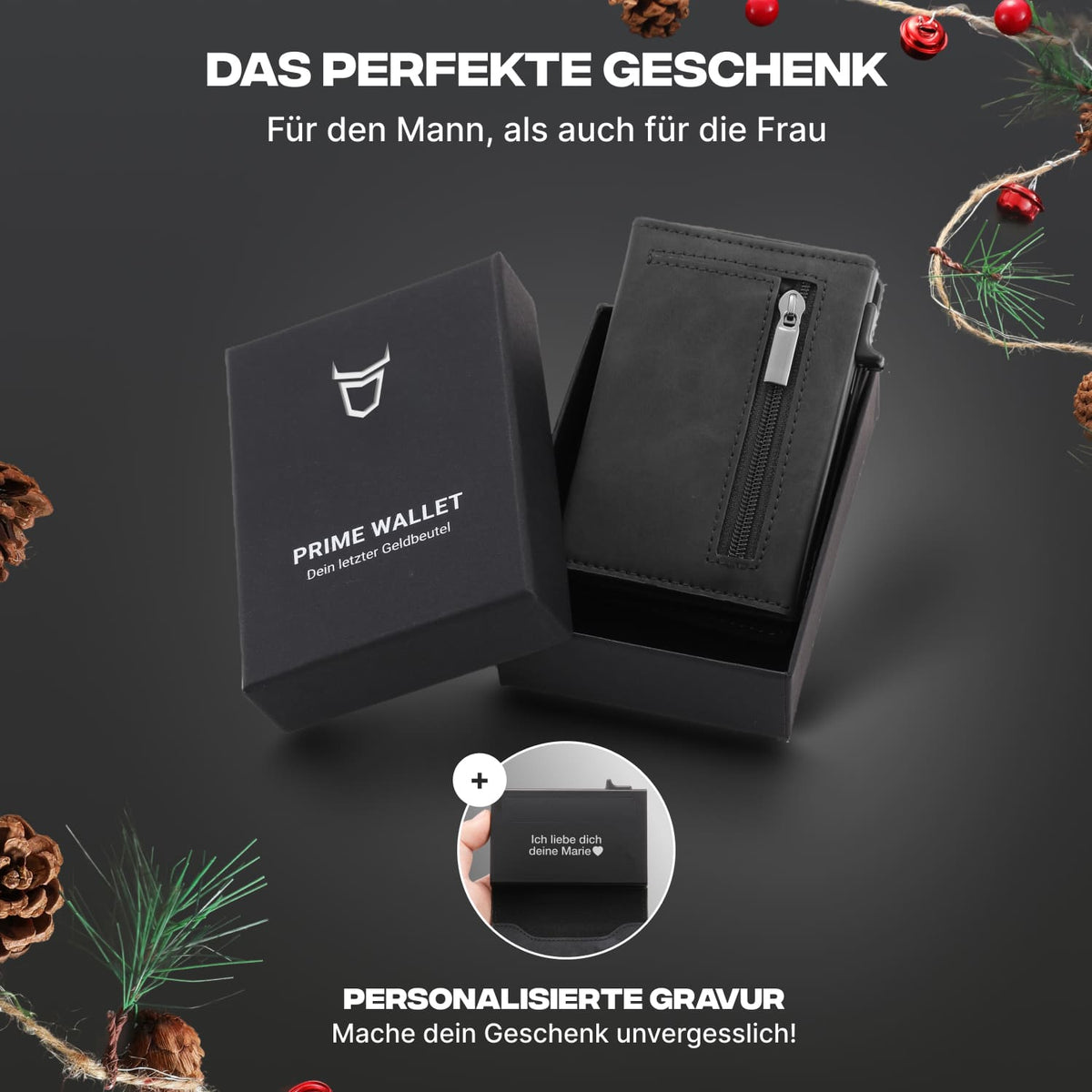 Portefeuille compact en main
