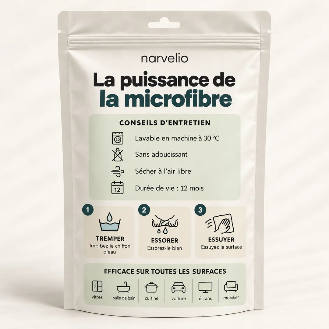 Conseils d'entretien et mode d'emploi du Chiffon Magique